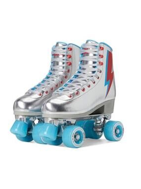 Impala Roller Skates WOMENS 14 MENS 12 EU 46 Silver Argentum Retro Chic NIB